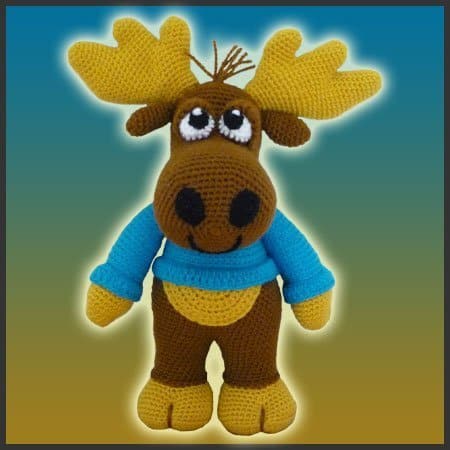 Nelson, The Moose - Amigurumi Pattern