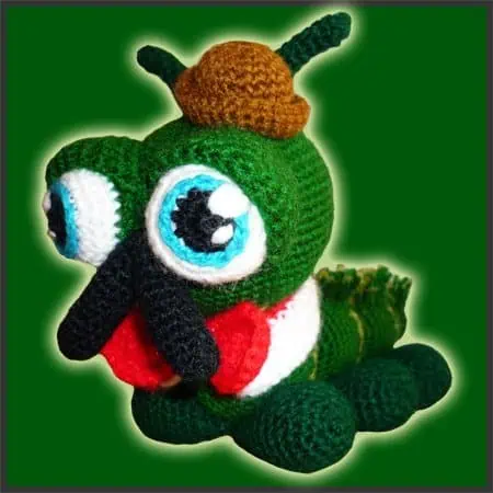 Sir Charles Caterpillar - Amigurumi Pattern